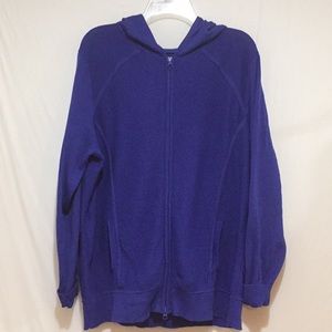 Duluth Trading Company Purple Full ZIP Hoodie